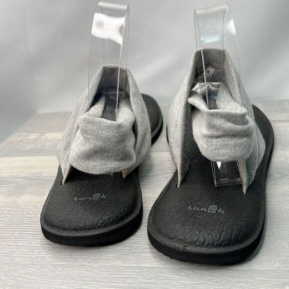 Sanuk gray women’s sandals size 10 - Picture 4 of 8
